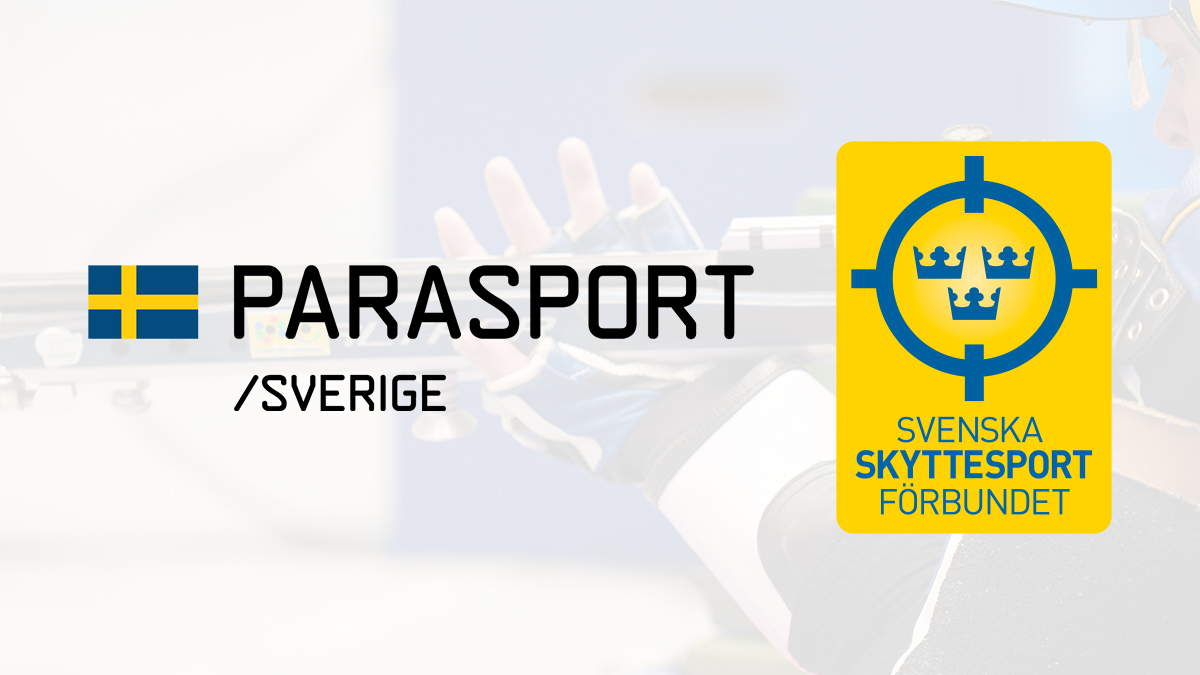 Parasport Sveriges och Skytteförbundets loggor.