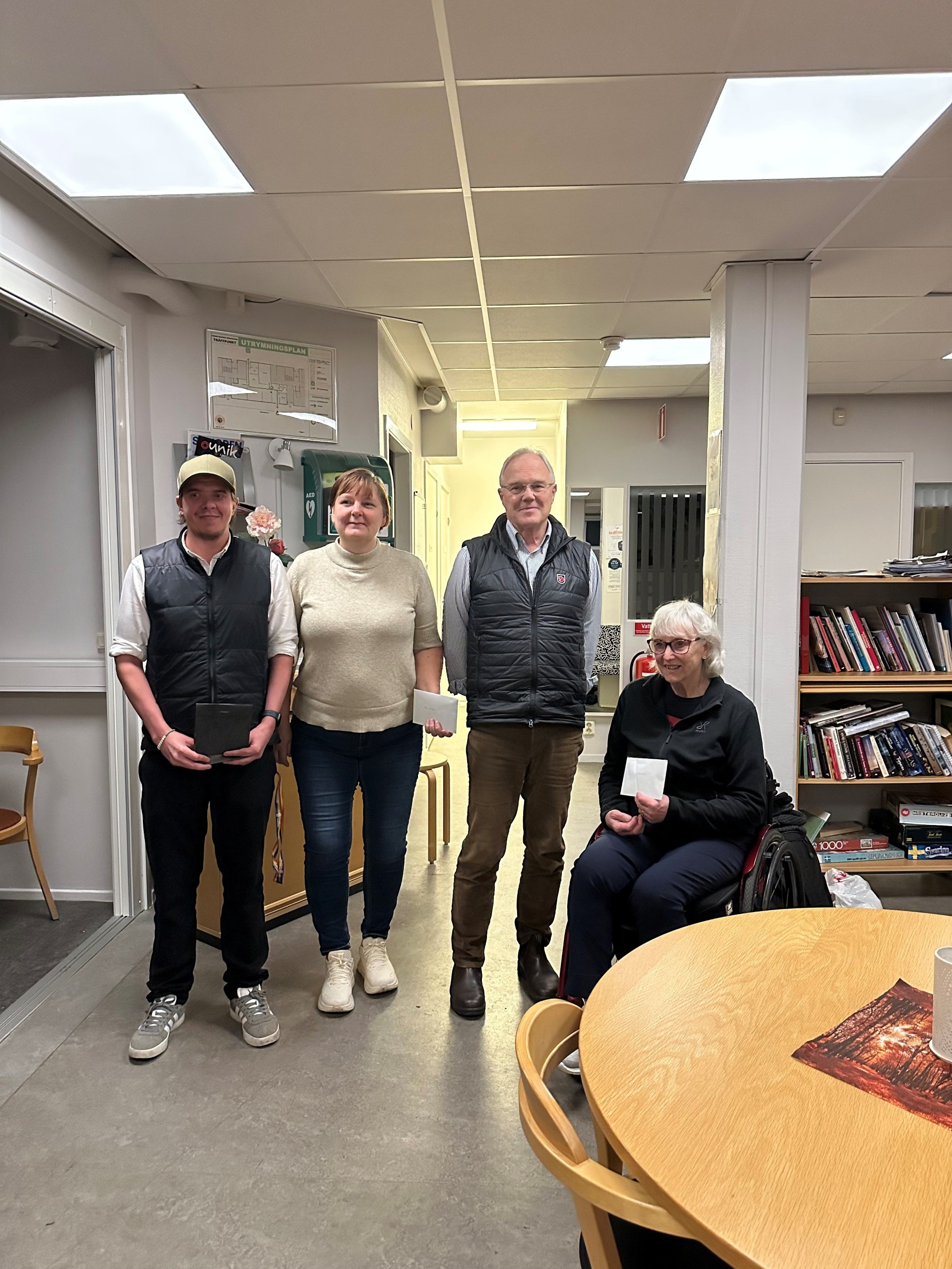Oscar Hurtig, Helena Laulainen, Arnfinn Fredriksson och Yvonne Cederholm